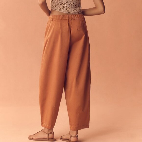 Anthropologie Tan Wide-Leg Pants - Picture 3 of 5